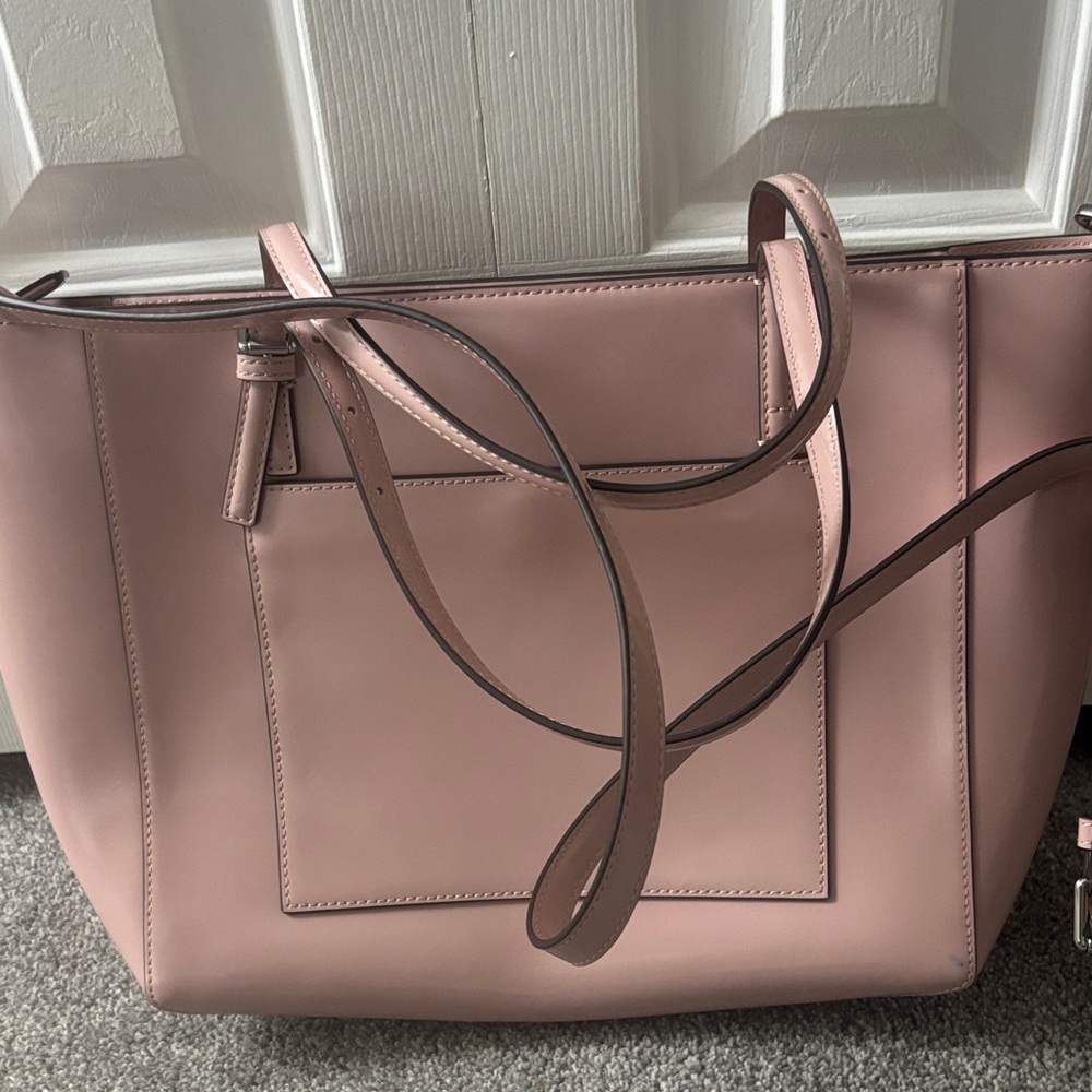 Troy Burch blush pink patent leather tote bag - Picture 3 of 7